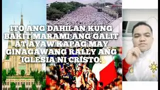 Bakit madaming galit at ayaw sa gagawing PEACE RALLY NG IGLESIA NI CRISTO.