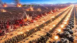 CAN 20.000 WW2 ARMY STOP 2 MILLION ZOMBIES - Ultimate Epic Battle Simulator 2