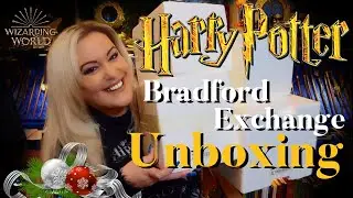 FIRST LOOK - HUGE HARRY POTTER BRADFORD EXCHANGE SHOPPING HAUL UNBOXING | VICTORIA MACLEAN