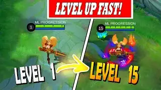 HOW TO LEVEL UP FAST IN MOBILE LEGENDS