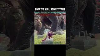 Pu**y Cat On Its Way To Kill Some Titans #arkofficialpvp #gaming #arksurvivalevolved #foryou