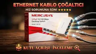 MERCUSYS 5 PORT DESKTOP SWİTCH ETHERNET KABLO ÇOGALTICI #İşbirliği