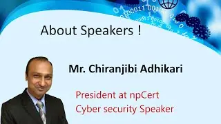 TanviTechFree Webinar-5'th Webinar-CyberSecurity-By Mr.Chiranjibi Adhikari