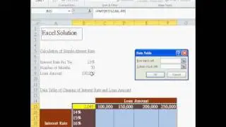 Excel Solution - How to use data table  with 2 criteria in Excel.avi