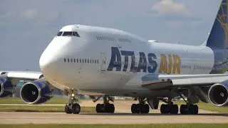 50 ENGINE SPOOL UPS | B747, A380, A350, B787, A330 MANCHESTER AIRPORT PLANESPOTTING 4K