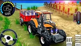 Real Tractor Driving Simulator 3D - Offroad Drive Farming Tractor - Android GamePlay