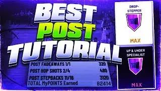 NBA 2K19 EASIEST (FASTEST) METHOD TO GET XP | HOF DROP-STEPPER | UP & UNDER SPECIALIST
