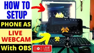 How To USE Phone As A Webcam In OBS || OBS Live Webcam With Phone🔥🔥🔥