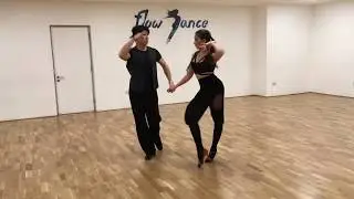 How to dance Syncopated Spiral in Rumba - Advanced