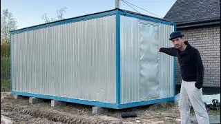 Купил БЫТОВКУ за 120К, чтобы жить в ней