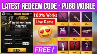 PUBG New Redeem Code | 100% Works | Live Proof | PUBG Mobile Latest Redeem Code 2021
