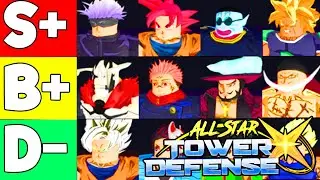 ALL Star Tower Defense X BEST UNITS TIER LIST! *META UNITS* ROBLOX