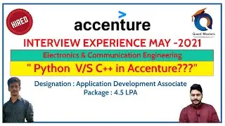 Accenture Interview Experience MAY- 2021 E&C Student | Accenture Freshers Interview 