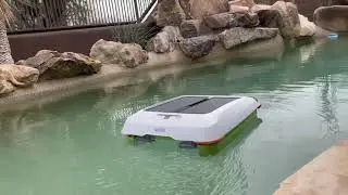 Mike saves energy with his solar pool cleaner