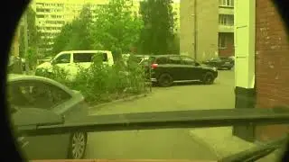 Уроки на автомобиле с механической коробкой передач (МКПП)...По габаритам на сцеплении !!!