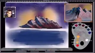 BOB ROSS painting on my computer