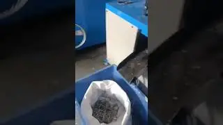 Hook forming and threading machine