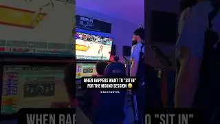 When Rappers Want To Sit In For The Mixing Session