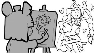 Sketching Rain Code Characters ✏️[LIVE DRAWING]