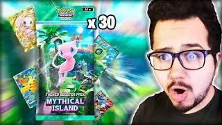 Abrí MAS de 30 SOBRES de MYTHICAL ISLAND en Pokémon TCG Pocket 😱