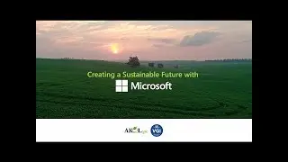 Creating a sustainable future with Microsoft