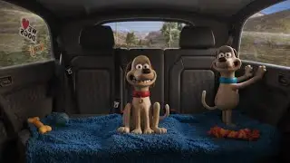 Aardman creates cute stop-motion films that focus on the 'things we love' about the BBC (Dogs)