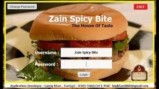 Fast Food Company Software  in Java