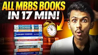 Books in MBBS from 1st Year to Final Year!😱| MBBS Syllabus
