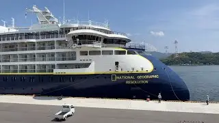 広島に入港！豪華客船 ナショナル・ジオグラフィック・レゾリューション