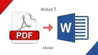 Convertissez un PDF en document Word en ligne!!!
