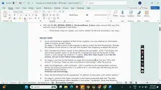 Shelly Cashman Word 365 | Module 3: End of Module Project 1 Red Arrow Logistics 