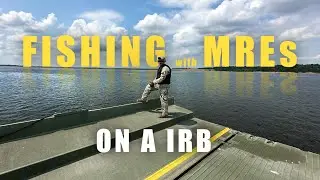Fishing off an Improvised Ribbon Bridge