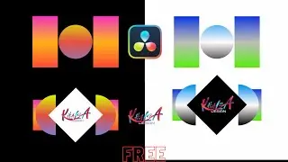 FREE !! Shape transition logo animation in Davinci Resolve | free drfx file | Davinci Resolve