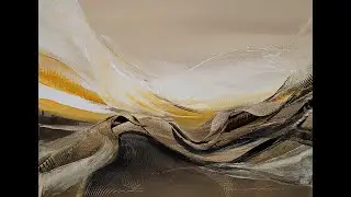 How To Create Abstract Paintings Using Catalyst Wedge Techniques For Beginners #drapery