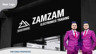 Zamzam electronics trading | Zam elect properties | New logo design for #zamzamelectronicstradingllc