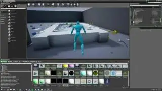 Unreal Engine 4 Fluid Test 2 (FLEX)