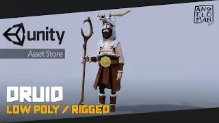 Low Poly Druid / Unity Asset Store