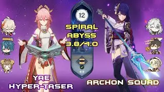 C0 Yae Miko - C0 Raiden | Genshin Impact Spiral Abyss 3.8/4.0 Floor 12 9 Stars Gameplay & Build