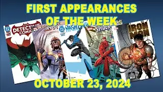 First Appearances of the Week: October 23, 2024