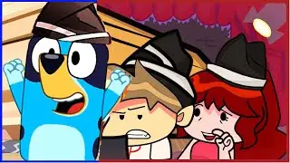 Bluey and Friday Night Funkin Logic Coffin Dance Mashup 