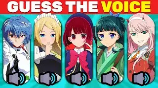 TRY TO GUESS THE ANIME CHARACTER VOICES 🗣️🔊 | ANIME VOICE QUIZ