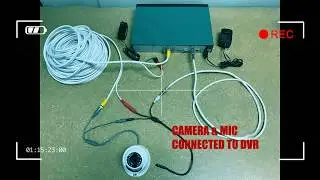 How to Connect Microphone on  DVR/NVR l Audio Surveillance | CCTV and Networking