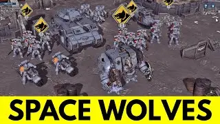 SAVAGE ORKS' SAVAGE ASSAULT! Space Wolves HEROIC DEFENCE IN WARHAMMER 40K SAVAGE BATTLE!