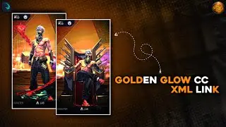 NEW LOBBY GOLDEN GLOW HD QUALITY CC ALIGHTMOTION FF XML || NEW TREND FF 🍁 4K QUALITY CC XML