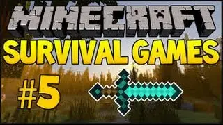 Minecraft Hunger Games: Game 5 | 3v1!? ?Diamond Sword?