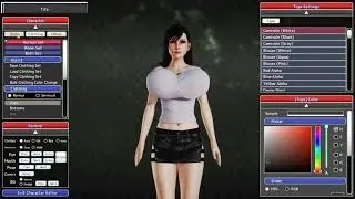[HoneySelect] Tifa in different clothes and poses