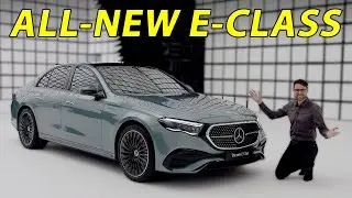 The all-new 2024 Mercedes E-Class is a tech and gadget center! 🎮 Premiere REVIEW