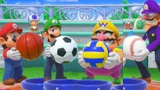Super Mario Party - All Brainy Minigames
