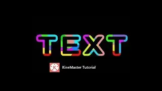 Love Text In Colour #kinemasterediting Kinemaster Text Editing Color Effects
