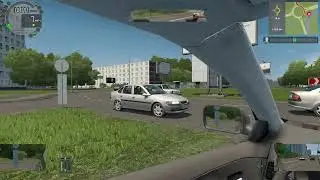 City Car Driving. Работа в такси (Часть 3).